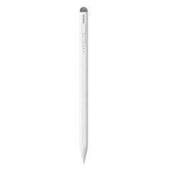Перо для iPad с активным сменным наконечником, Baseus P80015806211-021, с кабелем USB-C, белое цена и информация | Аксессуары для планшетов, электронных книг | kaup24.ee