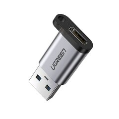 Штекер-переходник USB-C на USB 5 Гбит/с, Ugreen US2761, серый цена и информация | Адаптеры и USB-hub | kaup24.ee
