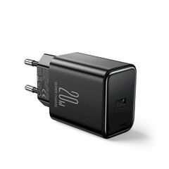 Сетевое зарядное устройство, Joyroom JR-TCF061, USB-C, 20 Вт., PD, черный цена и информация | Зарядные устройства для телефонов | kaup24.ee