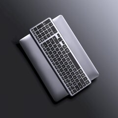 Беспроводная клавиатура, Ugreen KU0051, Bluetooth, 2,4 ГГц, черный цена и информация | Клавиатуры | kaup24.ee