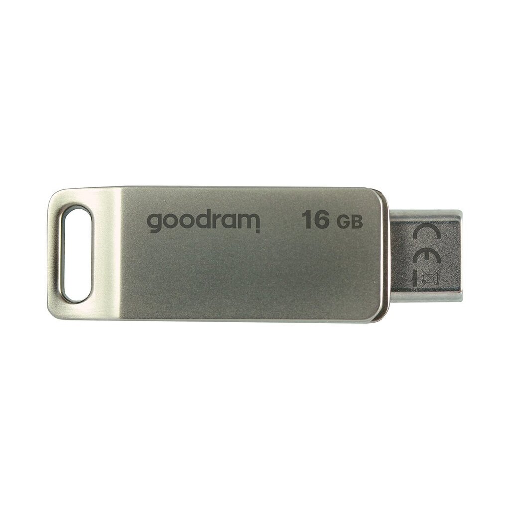 USB mälupulk, Goodram, 16 GB, USB 3.2, Gen 1 USB / USB-C, OTG, ODA3, hõbedane цена и информация | Mälupulgad | kaup24.ee