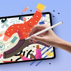 Перо для iPad с активным сменным наконечником, светодиодный индикатор, Baseus P80015802213-011, белое цена и информация | Аксессуары для планшетов, электронных книг | kaup24.ee