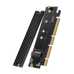 M-Key laienduskaart, Ugreen CM3021, PCIe 4.0 x16 M.2 NVM-ile, must hind ja info | USB jagajad, adapterid | kaup24.ee