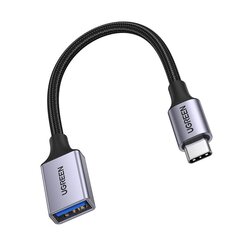 Кабель-переходник, Ugreen US3781, USB-C - USB-A 5 Гбит/с, 15 см, черный цена и информация | Адаптеры и USB-hub | kaup24.ee