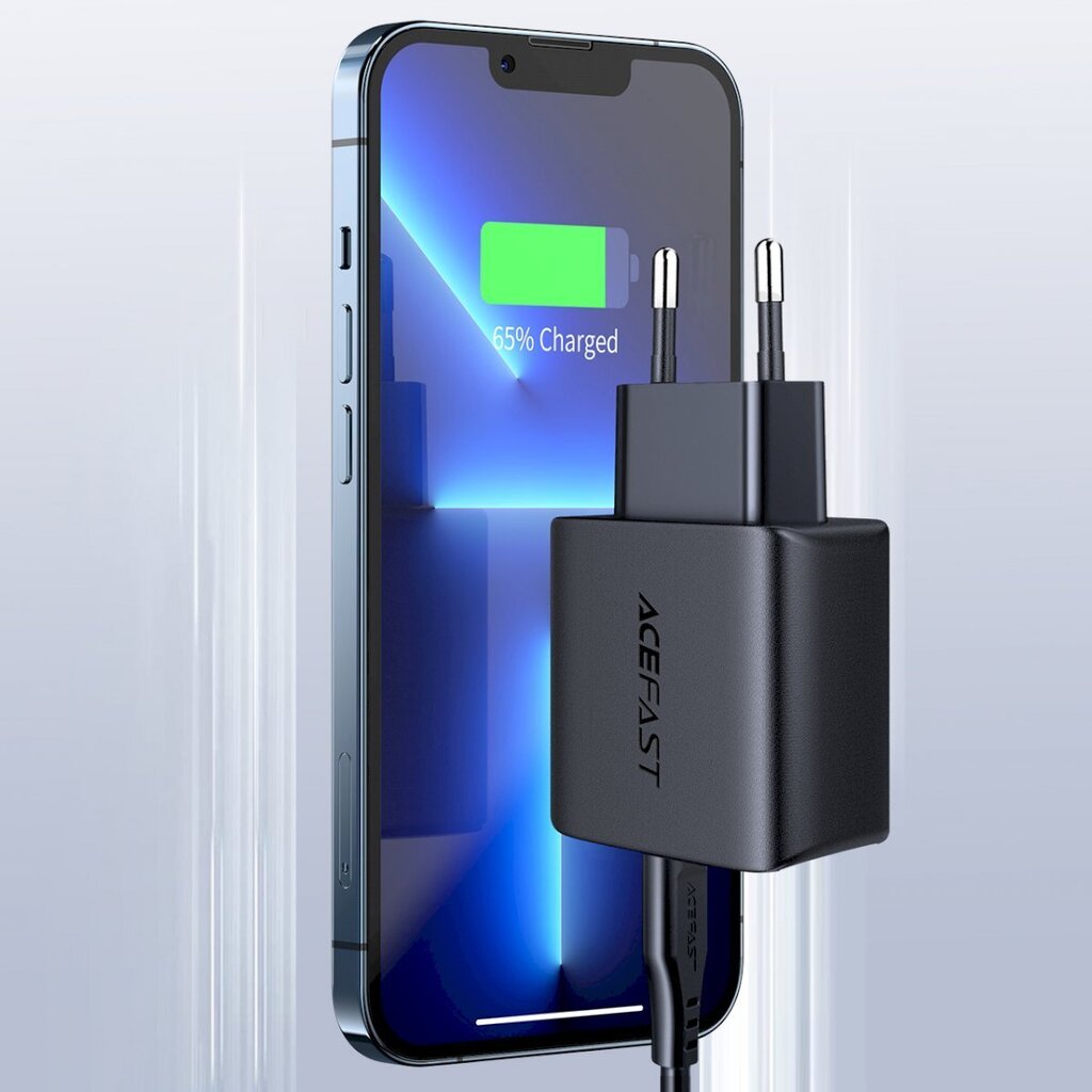 Kiirlaadija, Power Delivery, USB-C, 20 W., must hind ja info | Mobiiltelefonide laadijad | kaup24.ee