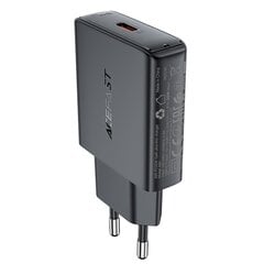 Acefast A651, GaN PD 20W USB-C, черный цена и информация | Зарядные устройства для телефонов | kaup24.ee