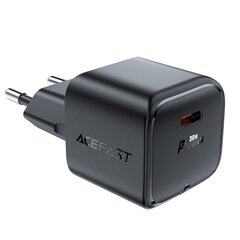 Acefast A771, GaN PD 30 Вт, USB-C, черный цена и информация | Зарядные устройства для телефонов | kaup24.ee