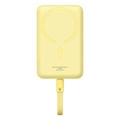Мини-аккумулятор питания, Baseus, 10000 мАч., 30 Вт., с кабелем USB-C 0,3 м, желтый цена и информация | Зарядные устройства Power bank | kaup24.ee