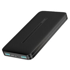 Power Battery, Joyroom JR-T0121, 10000 mAh., 5V., 2.1A 2x USB micro USB, USB-C, must hind ja info | Akupangad | kaup24.ee