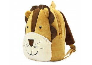 Плюшевый рюкзак Лев, Electronics LV-1041, коричневый, 1 шт. цена и информация | Школьные рюкзаки, спортивные сумки | kaup24.ee