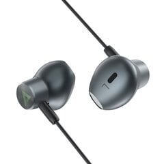 Kõrvaklapid, Acefast L11, iPhone iPad Lightning pistikuga 1,2 m, mustad hind ja info | Kõrvaklapid | kaup24.ee