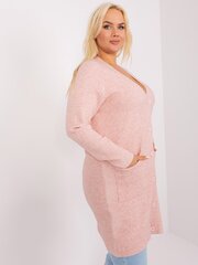 Женский светло-розовый свитер больших размеров цена и информация | Женские кофты | kaup24.ee