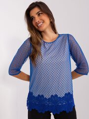 Женская деловая блузка темно-синего цвета цена и информация | Женские блузки, рубашки | kaup24.ee