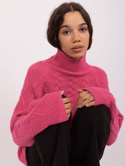 Женский темно-розовый свитер с косами цена и информация | Женские кофты | kaup24.ee