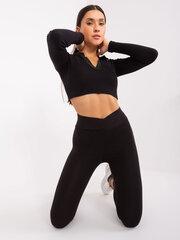 Леггинсы женские черные леггинсы цена и информация | Спортивная одежда для женщин | kaup24.ee