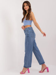 Джинсовые брюки Mom fit Джинсы синие LAURA цена и информация | Женские джинсы | kaup24.ee