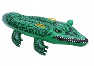 Täispuhutav krokodill Electronics LV-1094, roheline, 1 tk hind ja info | Täispuhutavad veemänguasjad ja ujumistarbed | kaup24.ee
