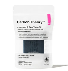 Мыло для лица Carbon Theory Charcoal &amp; Tea Tree Oil Breakout Control Facial, 100 г цена и информация | Мыло | kaup24.ee