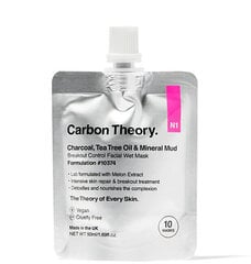 Näomask Carbon Theory söe, teepuuõli ja mineraalmuda Breakout Control näomask, 50 ml hind ja info | Näomaskid, silmamaskid | kaup24.ee