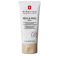 Meigieemaldaja Erborian Milk &amp; Peel Cleansing Oil-In-Balm seesamipiimaga, 75 ml hind ja info | Näopuhastusvahendid | kaup24.ee