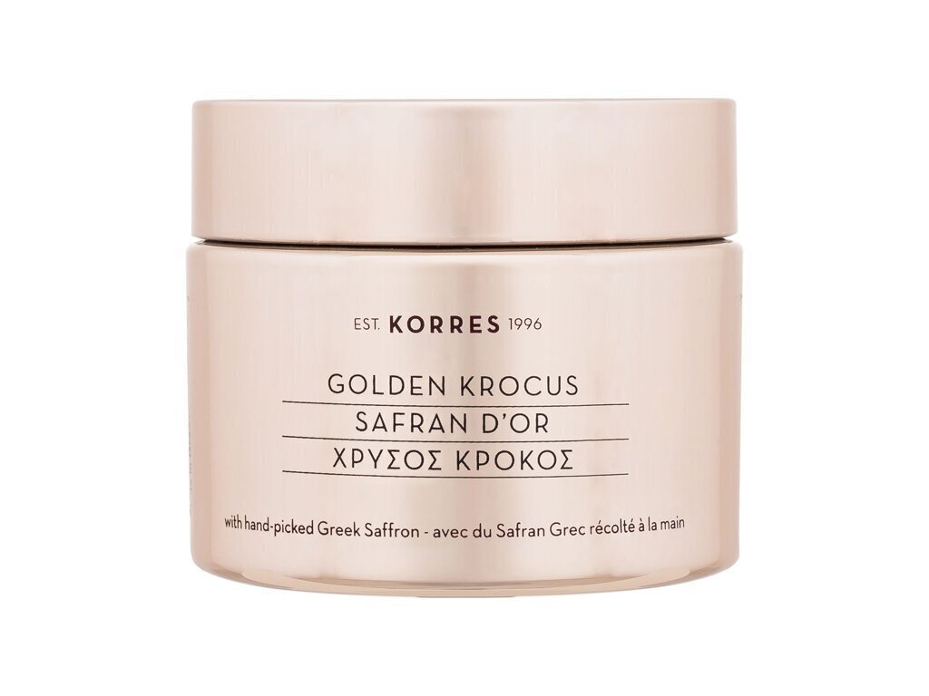 Pinguldav näokreem Korres Golden Crocus, 50 ml hind ja info | Näokreemid | kaup24.ee