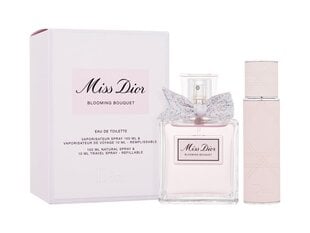 Набор Dior Miss Dior Blooming Bouquet для женщин: парфюмерная вода EDP, 100 мл + туалетная вода EDT, 10 мл цена и информация | Женские духи | kaup24.ee