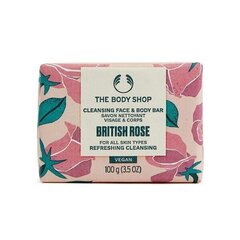 Мыло The Body Shop British Rose, 100 г цена и информация | Мыло | kaup24.ee