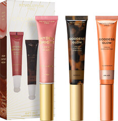Kosmeetikakomplekt Revolution Pro Medium: bronzer, 15 ml + põsepuna, 12 ml + highlighter, 15 ml hind ja info | Päikesepuudrid, põsepunad | kaup24.ee