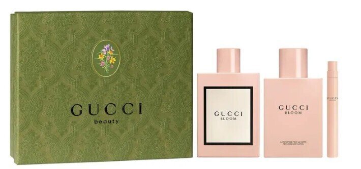 Kollektsioon Gucci Bloom Spring Edition naistele: parfüüm EDP, 100 ml + kehakreem, 100 ml + parfüüm EDP, 10 ml цена и информация | Naiste parfüümid | kaup24.ee