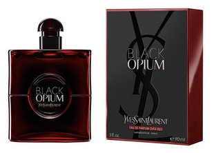 Парфюмированная вода Yves Saint Laurent Black Opium Over Red EDP для женщин, 50 мл цена и информация | Женские духи | kaup24.ee