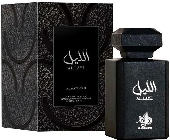 Parfüüm Al Wataniah Al Layl EDP meestele, 100 ml цена и информация | Meeste parfüümid | kaup24.ee