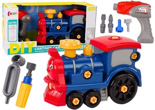 Mängurong koos tööriistade tarvikutega, sinine hind ja info | Poiste mänguasjad | kaup24.ee