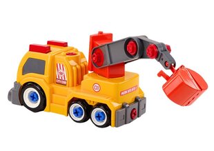 Mänguauto koos ämbri ja tööriistade tarvikutega, kollane hind ja info | Poiste mänguasjad | kaup24.ee