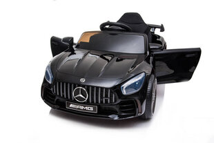 Mercedes GT R, ühekohaline elektriauto lastele, must hind ja info | Laste elektriautod | kaup24.ee