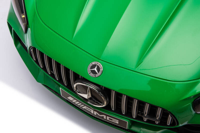 Ühekohaline elektriauto lastele Mercedes GT R, roheline hind ja info | Laste elektriautod | kaup24.ee