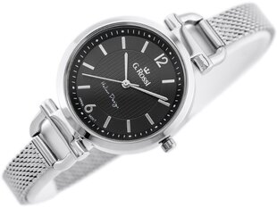 часы g. rossi - lesti - 3652b (zg772b) - серебристый/черный + коробка цена и информация | Женские часы | kaup24.ee