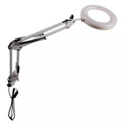 Белая светодиодная лампа с увеличительным стеклом цена и информация | Настольная лампа | kaup24.ee