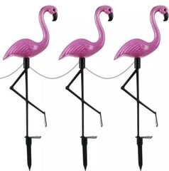 LED aialamp flamingo, 52cm, 3 tk hind ja info | Aia- ja õuevalgustid | kaup24.ee