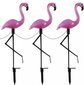 LED aialamp flamingo, 52cm, 3 tk hind ja info | Aia- ja õuevalgustid | kaup24.ee