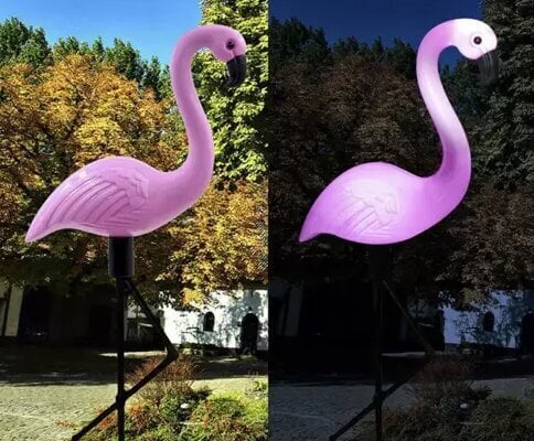 LED aialamp flamingo, 52cm, 3 tk hind ja info | Aia- ja õuevalgustid | kaup24.ee