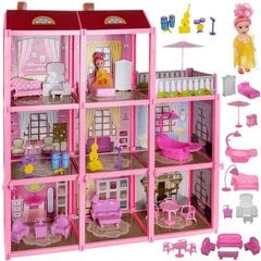 Suur nukumaja koos tarvikutega hind ja info | Tüdrukute mänguasjad | kaup24.ee