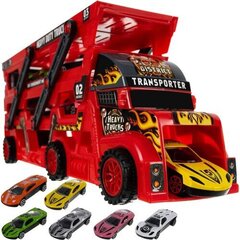 Набор грузовиков МДП на 6 машин, красный цена и информация | Игрушки для мальчиков | kaup24.ee
