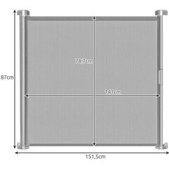 Дверные ворота безопасности цена и информация | Товары для безопасности детей дома | kaup24.ee