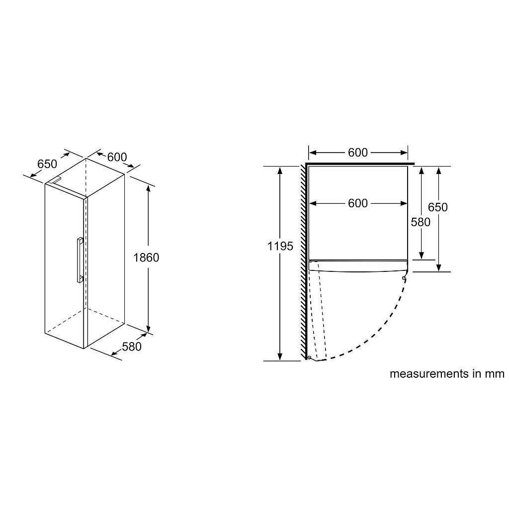 Bosch KSV36CIDP цена и информация | Külmkapid | kaup24.ee