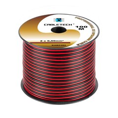 0,5 мм кабеля черного и красного динамика цена и информация | Текстильные провода и клеммные колодки | kaup24.ee