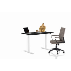 Стол офисный Smart, чёрный, 120 x 70 cм цена и информация | Компьютерные, письменные столы | kaup24.ee