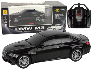 Raadio teel juhitav auto BMW M3, must hind ja info | Poiste mänguasjad | kaup24.ee