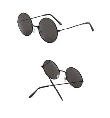 Moodne ümarate raamidega prillid, Electronics LV-300004, must, 1tk hind ja info | Naiste päikeseprillid | kaup24.ee