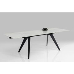 Lahtikäidav laud "Amsterdam", Marble 160 (+40+40) x 90 cm hind ja info | Arvutilauad, kirjutuslauad | kaup24.ee