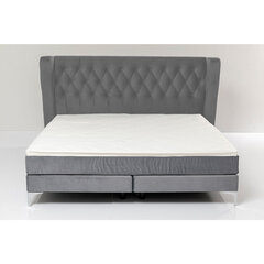 Boxspring Bed Benito Moon Grey 180x200cm цена и информация | Кровати | kaup24.ee